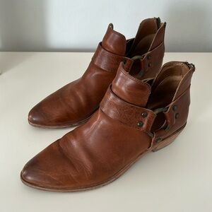 Frye Veronica harness ankle bootie